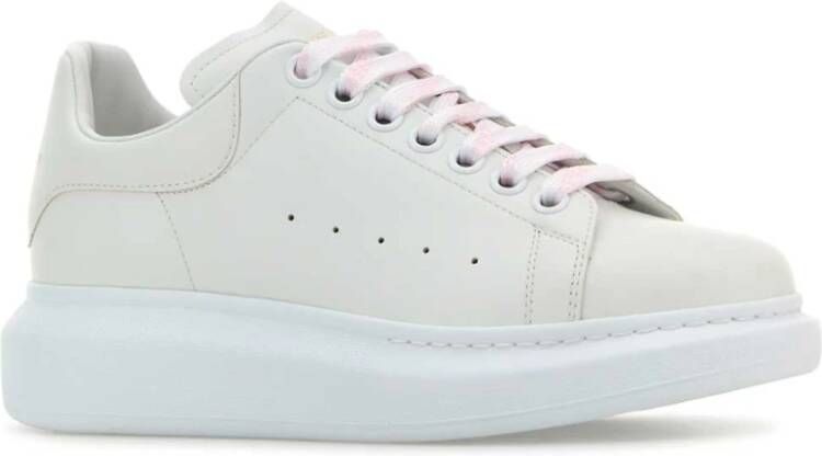 alexander mcqueen Klassieke witte leren sneakers White Dames