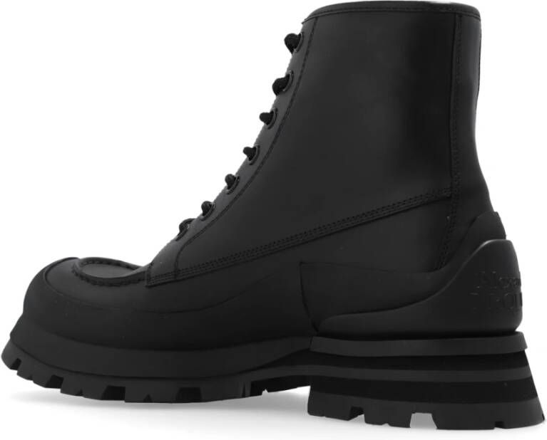 alexander mcqueen Lace-up Boots Zwart Heren