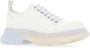 Alexander mcqueen Veterschoenen van krijt canvas White Dames - Thumbnail 2