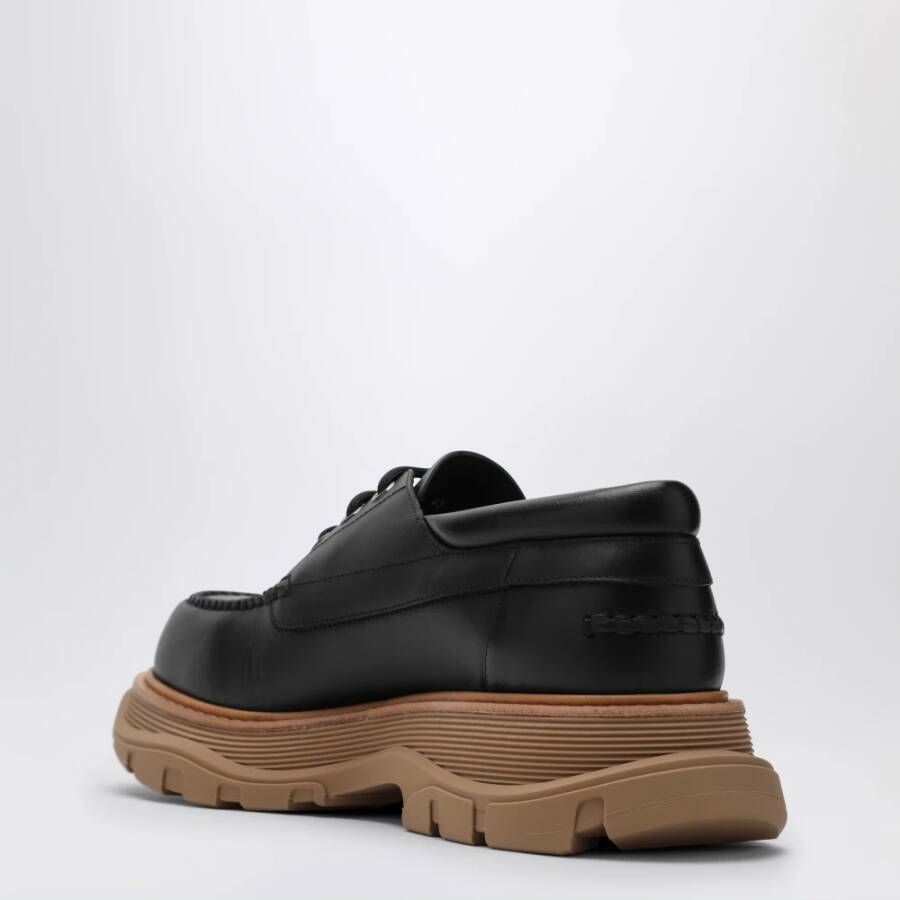 alexander mcqueen Lage Veterschoenen Black Heren