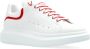 Alexander mcqueen Witte lage top sneakers rode details White Heren - Thumbnail 8