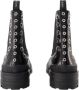 Alexander mcqueen Leather boots Black Dames - Thumbnail 3