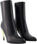 Alexander mcqueen Leather boots Black Dames - Thumbnail 2