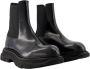 Alexander mcqueen Leather boots Black Dames - Thumbnail 2