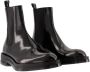 Alexander mcqueen Leather boots Black Dames - Thumbnail 2