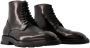 Alexander mcqueen Leather boots Black Dames - Thumbnail 2