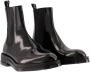 Alexander mcqueen Leather boots Black Dames - Thumbnail 2