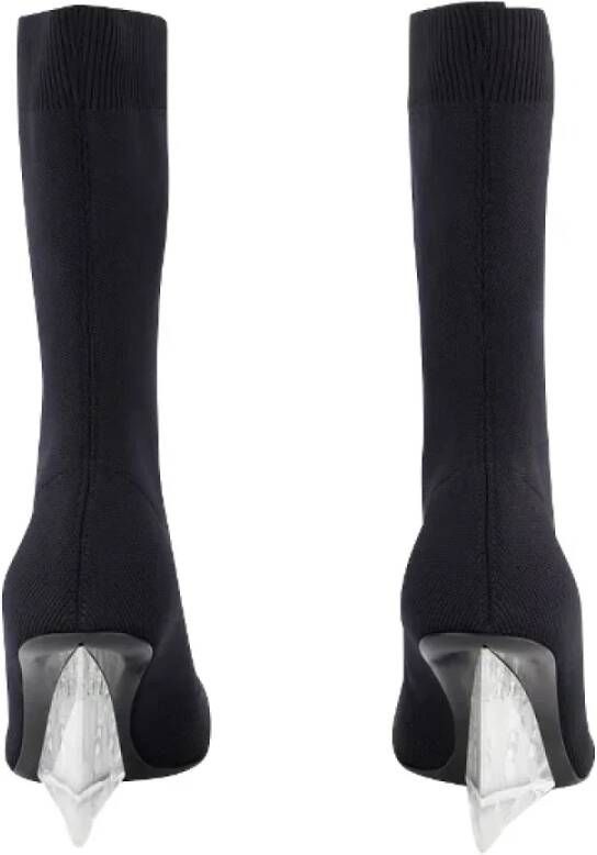 alexander mcqueen Leather boots Black Dames