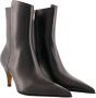 Alexander mcqueen Leather boots Black Dames - Thumbnail 2