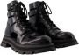 Alexander mcqueen Leather boots Black Dames - Thumbnail 2