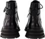 Alexander mcqueen Leather boots Black Dames - Thumbnail 3