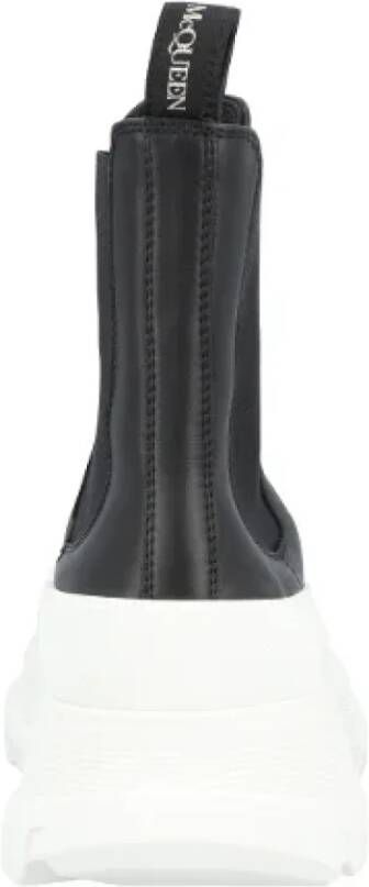 alexander mcqueen Leather boots Black Heren