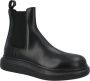 Alexander mcqueen Leather boots Black Heren - Thumbnail 2