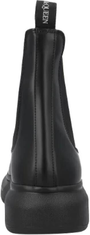 alexander mcqueen Leather boots Black Heren