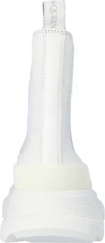 alexander mcqueen Leather boots White Dames