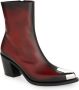 Alexander mcqueen Leren Cowboy Punk Laarzen Rood Dames - Thumbnail 2