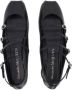 Alexander mcqueen Leather flats Black Dames - Thumbnail 4