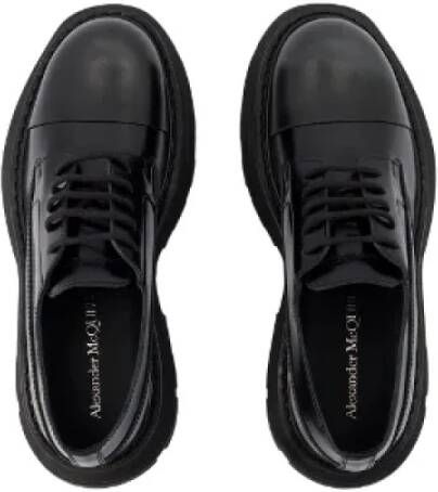 alexander mcqueen Leather flats Black Dames