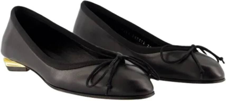 alexander mcqueen Leather flats Black Dames