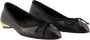 Alexander mcqueen Leather flats Black Dames - Thumbnail 2