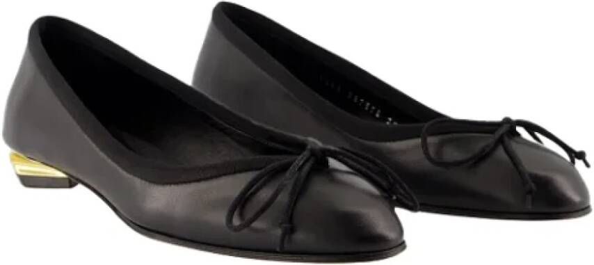 alexander mcqueen Leather flats Black Dames