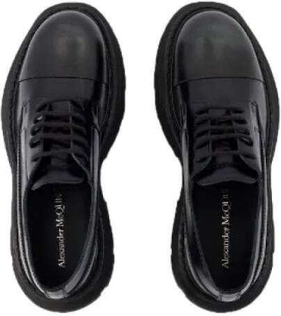 alexander mcqueen Leather flats Black Dames