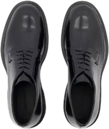 alexander mcqueen Leather flats Black Heren