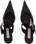 Alexander mcqueen Leather heels Black Dames - Thumbnail 4