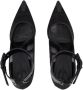 Alexander mcqueen Leather heels Black Dames - Thumbnail 4