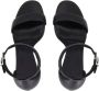 Alexander mcqueen Leather sandals Black Dames - Thumbnail 4