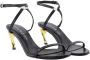 Alexander mcqueen Leather sandals Black Dames - Thumbnail 2