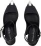 Alexander mcqueen Leather sandals Black Dames - Thumbnail 4