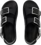 Alexander mcqueen Leather sandals Black Dames - Thumbnail 4