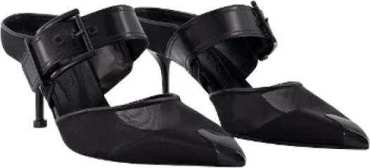 alexander mcqueen Leather sandals Black Dames