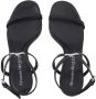 Alexander mcqueen Leather sandals Black Dames - Thumbnail 4