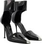 Alexander mcqueen Leather sandals Black Dames - Thumbnail 2