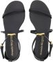 Alexander mcqueen Leather sandals Black Dames - Thumbnail 4