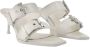 Alexander mcqueen Leather sandals White Dames - Thumbnail 2