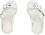 Alexander mcqueen Leather sandals White Dames - Thumbnail 4