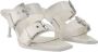 Alexander mcqueen Leather sandals White Dames - Thumbnail 2