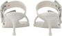 Alexander mcqueen Leather sandals White Dames - Thumbnail 3