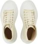 Alexander mcqueen Leather sneakers Beige Dames - Thumbnail 4