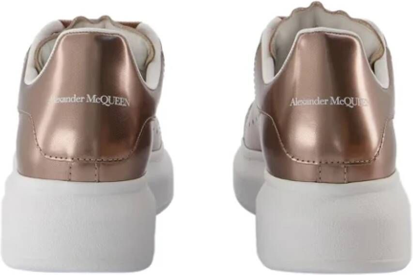 alexander mcqueen Leather sneakers Beige Dames