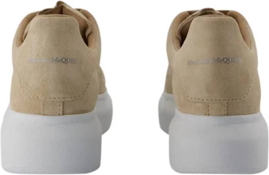 alexander mcqueen Leather sneakers Beige Dames