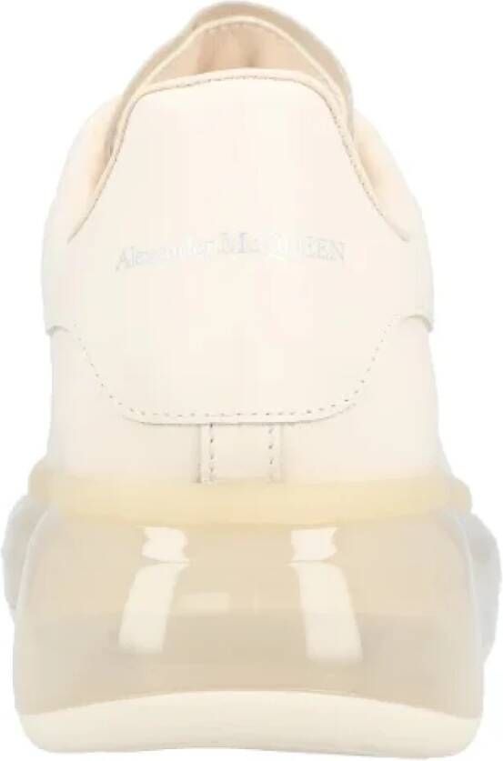 alexander mcqueen Leather sneakers Beige Dames