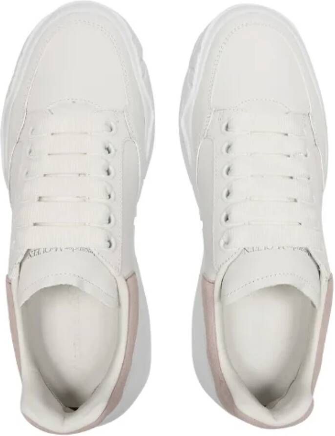 alexander mcqueen Leather sneakers Beige Dames