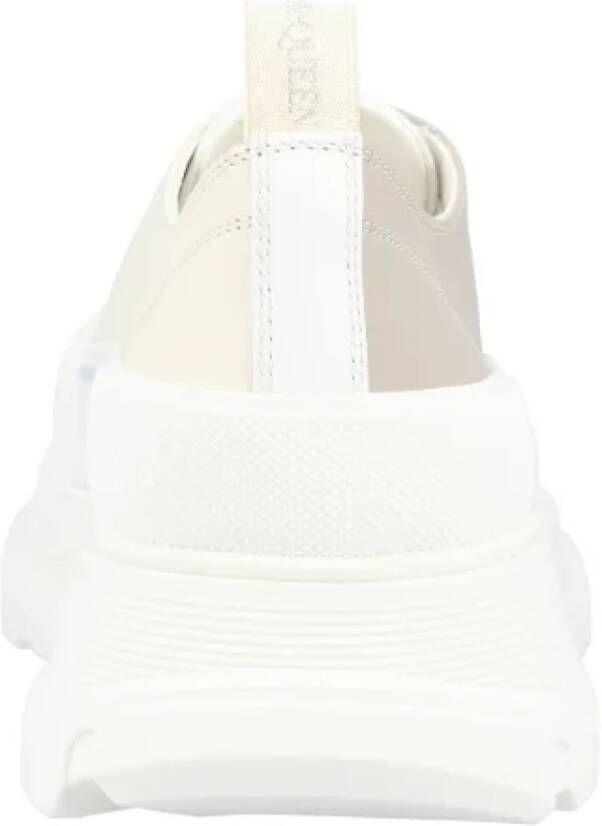 alexander mcqueen Leather sneakers Beige Heren