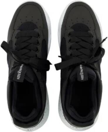 alexander mcqueen Leather sneakers Black Dames