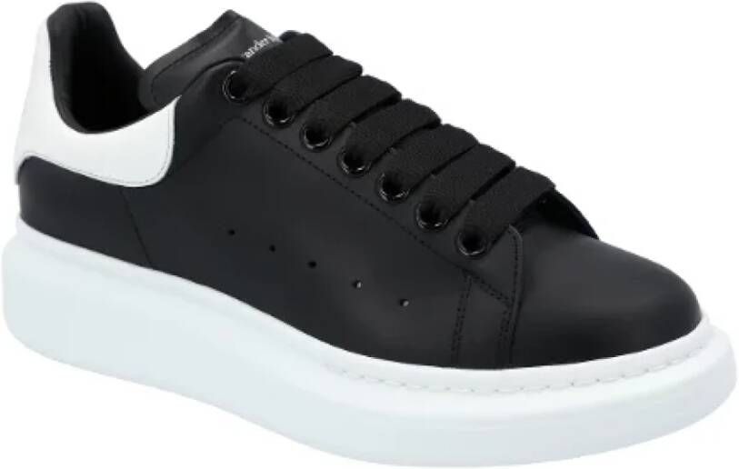 alexander mcqueen Leather sneakers Black Dames