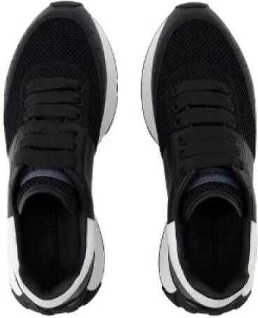 alexander mcqueen Leather sneakers Black Dames